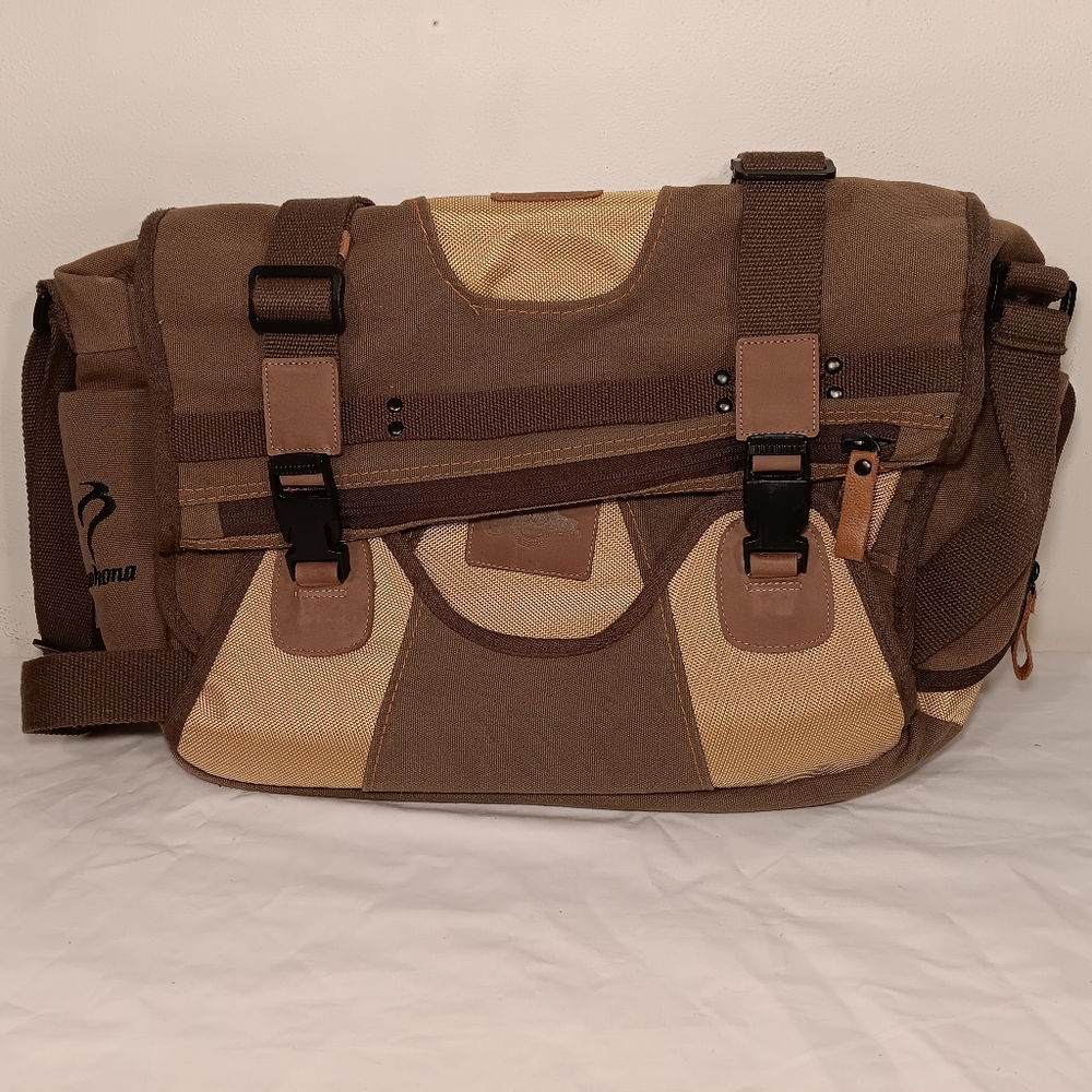 NOKONA MLB Milwaukee Brewers Canvas/nylon Laptop Shoulder Bag